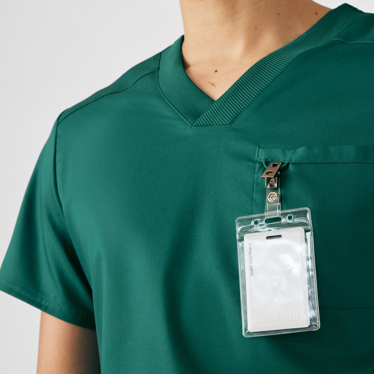 ProFlex 4-Pocket V-Neck Top  | Hunter