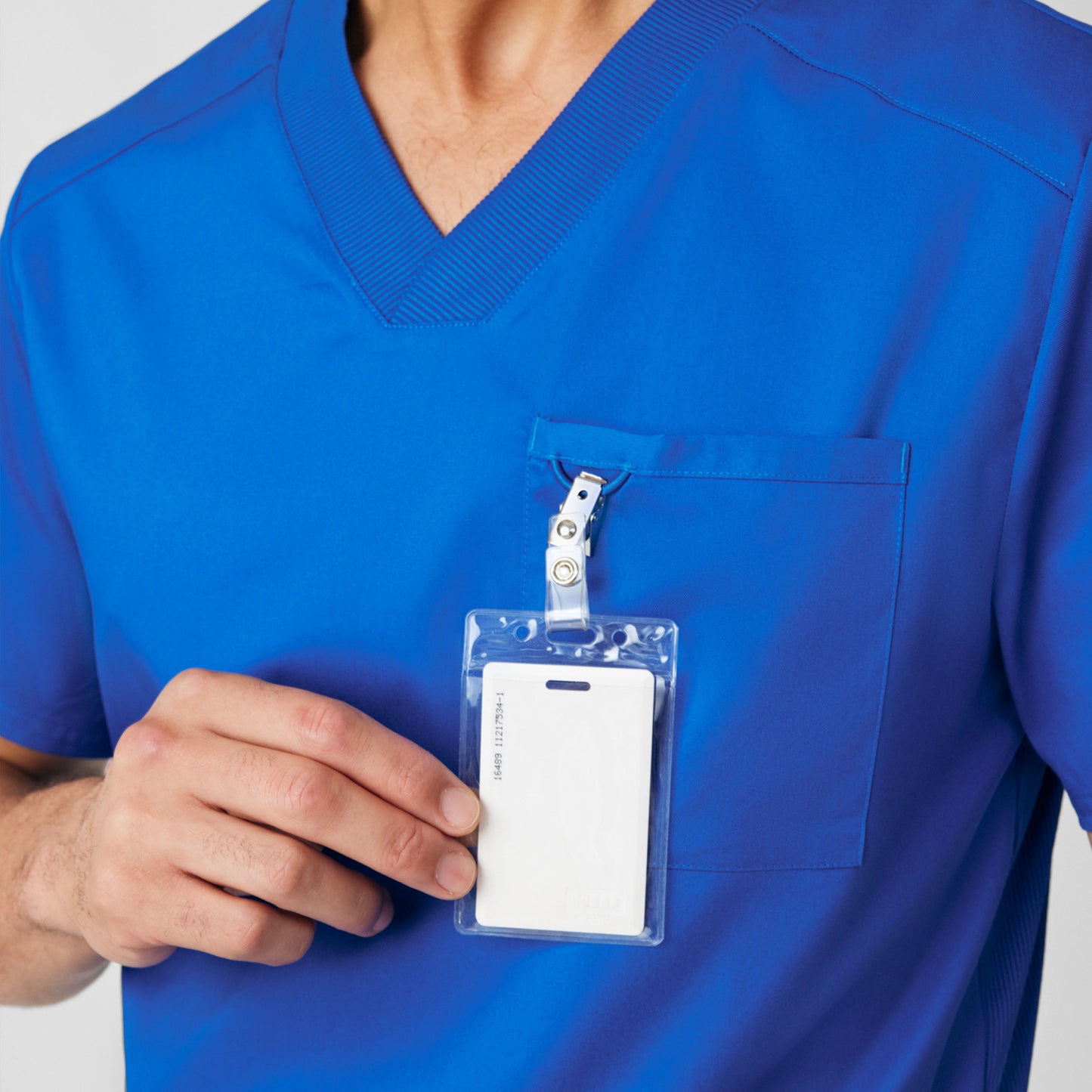 ProFlex 4-Pocket V-Neck Top  | Royal