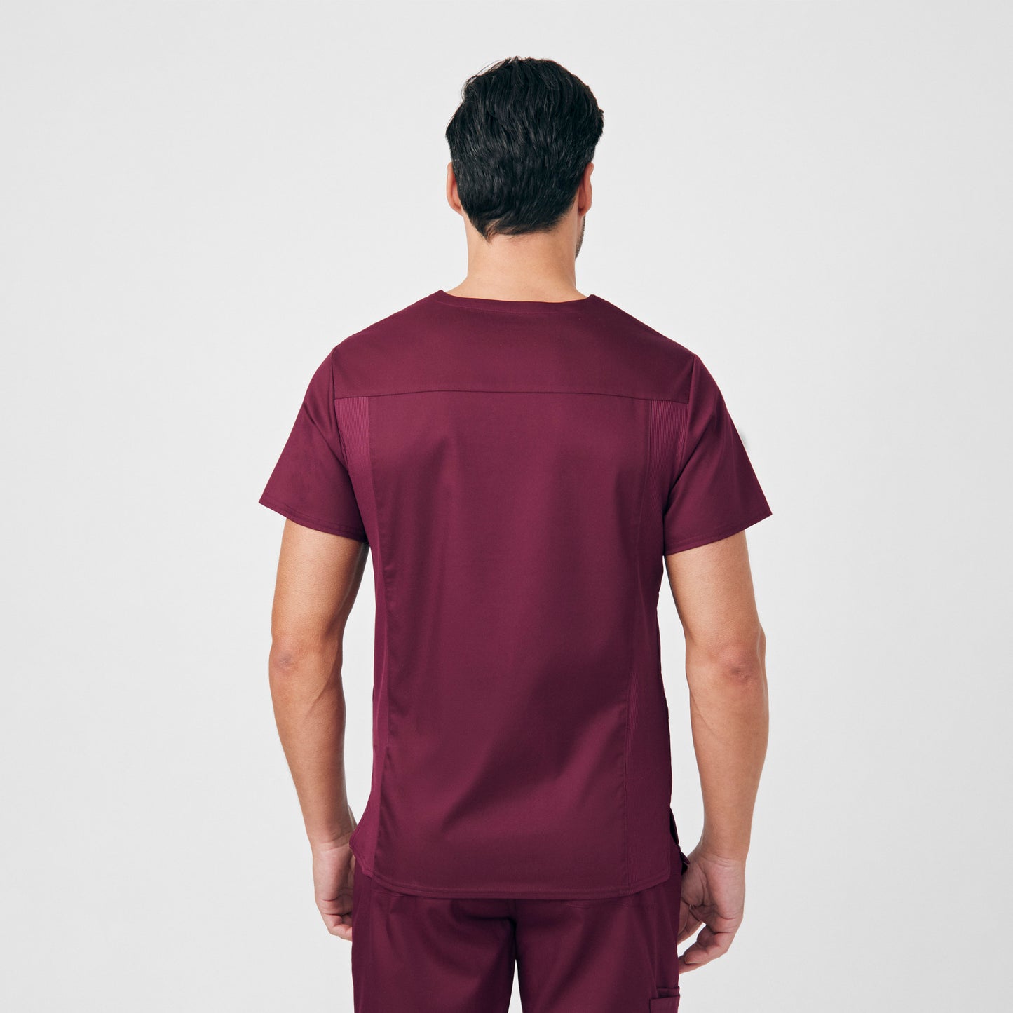 ProFlex 4-Pocket V-Neck Top  | Wine