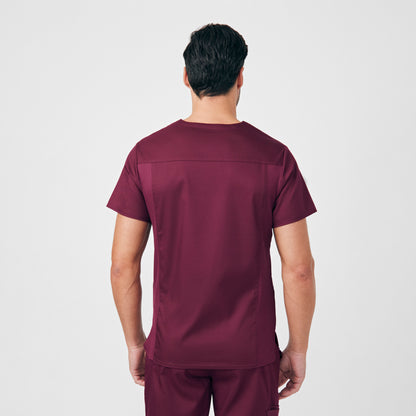 ProFlex 4-Pocket V-Neck Top  | Wine