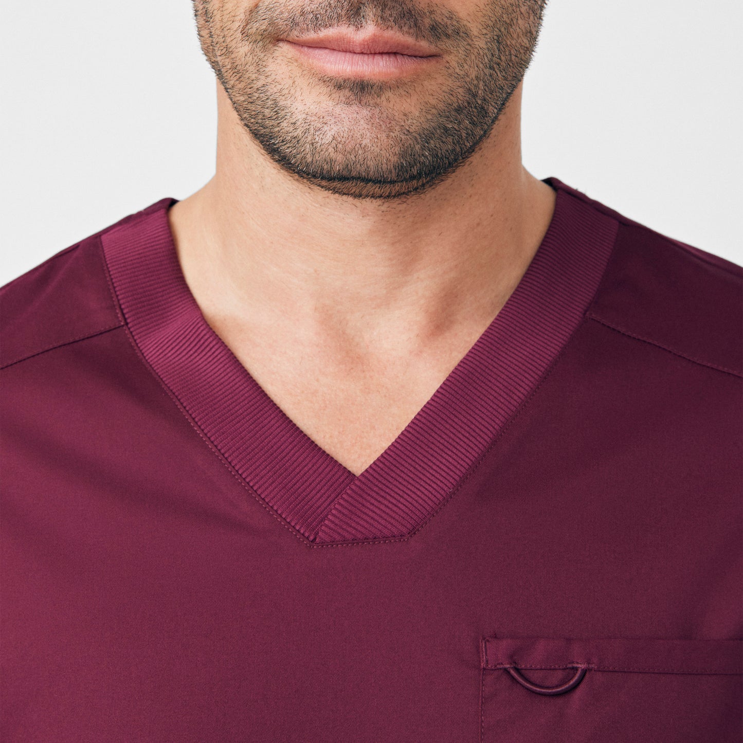 ProFlex 4-Pocket V-Neck Top  | Wine