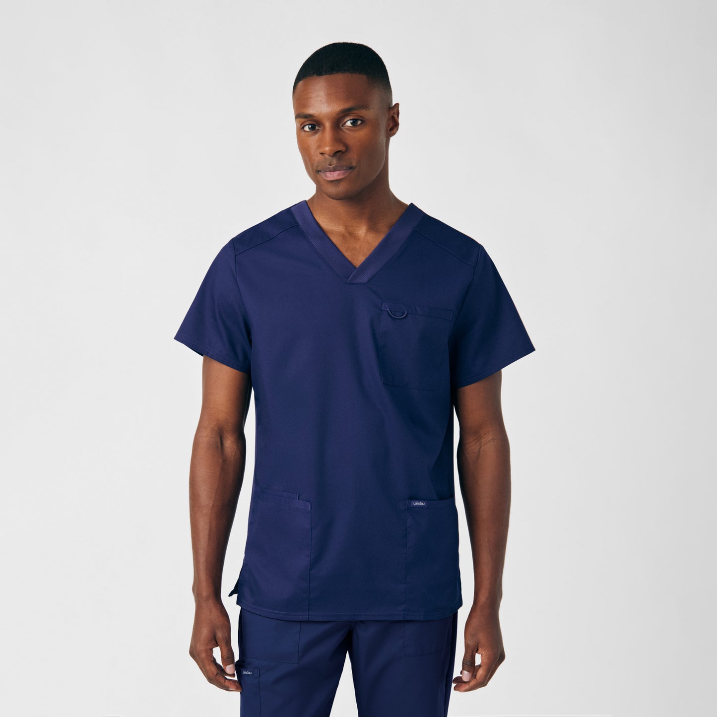 ProFlex 4-Pocket V-Neck Top  | True Navy