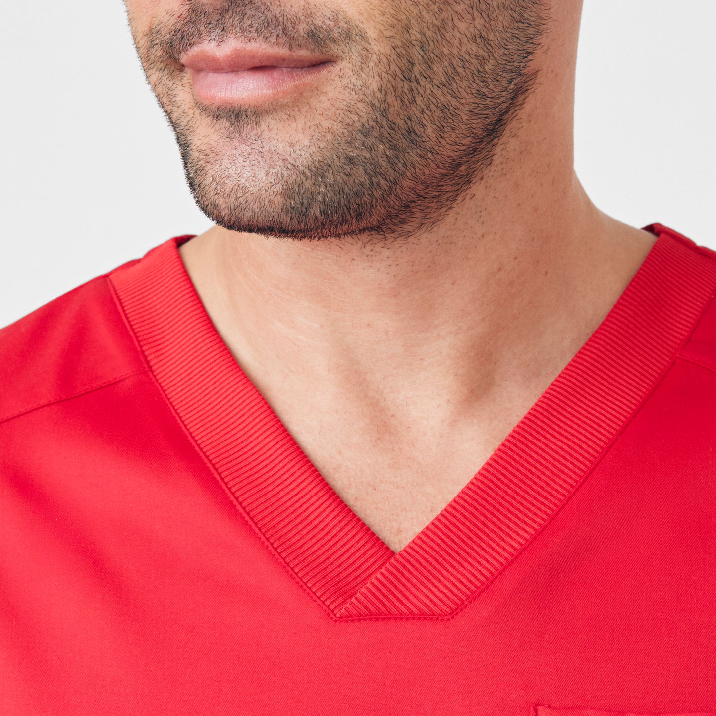 ProFlex 4-Pocket V-Neck Top  | True Red