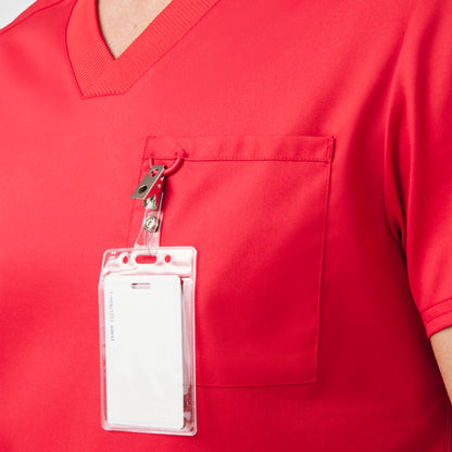 ProFlex 4-Pocket V-Neck Top  | True Red
