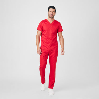 ProFlex 4-Pocket V-Neck Top  | True Red