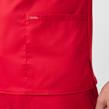 ProFlex 4-Pocket V-Neck Top  | True Red