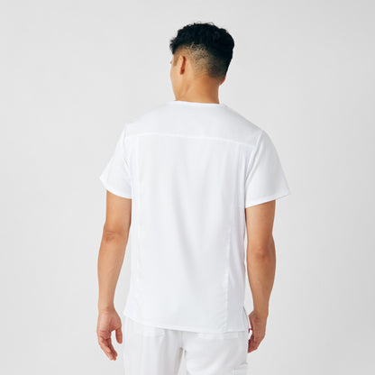 ProFlex 4-Pocket V-Neck Top  | White