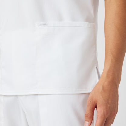 ProFlex 4-Pocket V-Neck Top  | White