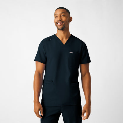 Forward 4-Pocket V-Neck Top  | Black