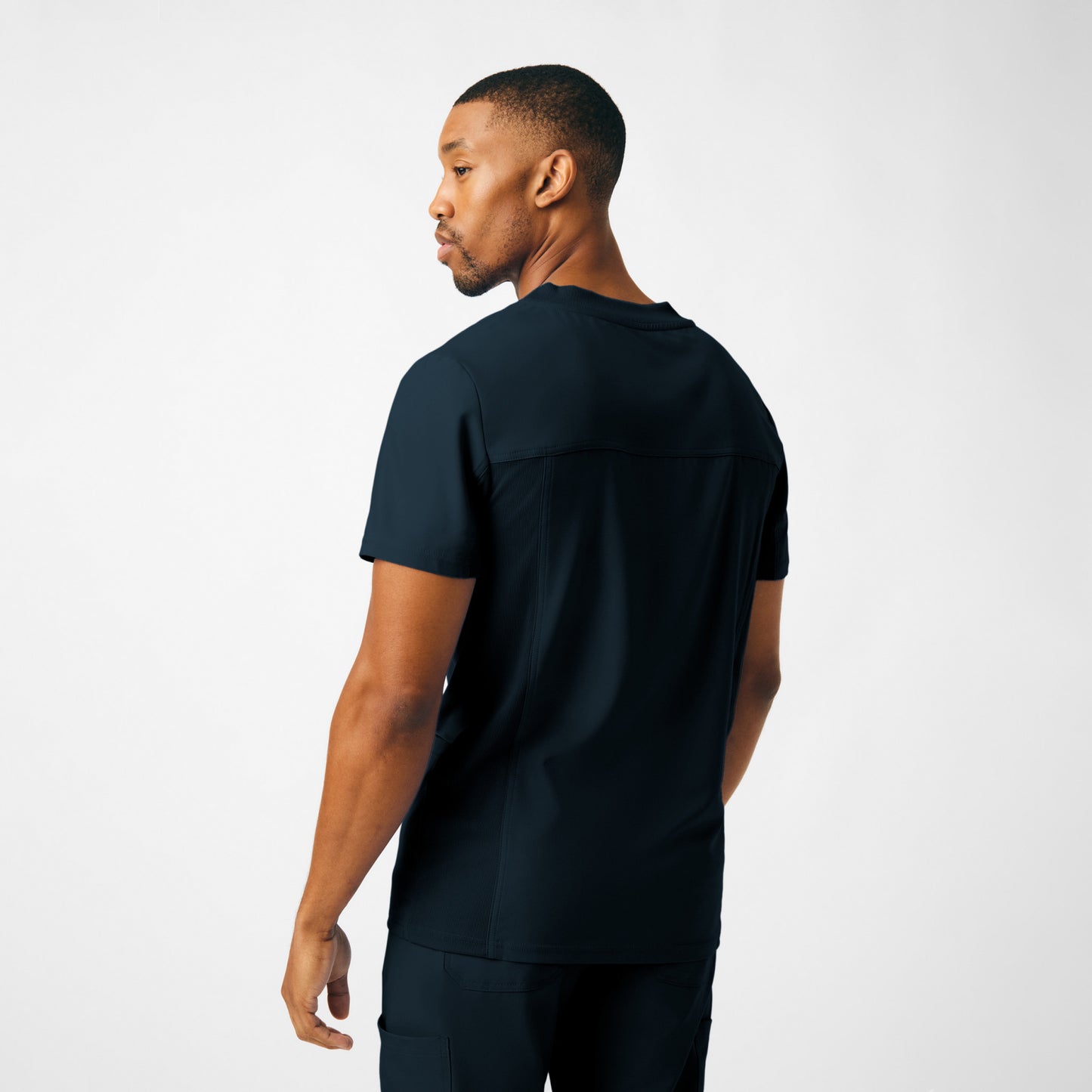 Forward 4-Pocket V-Neck Top  | Black