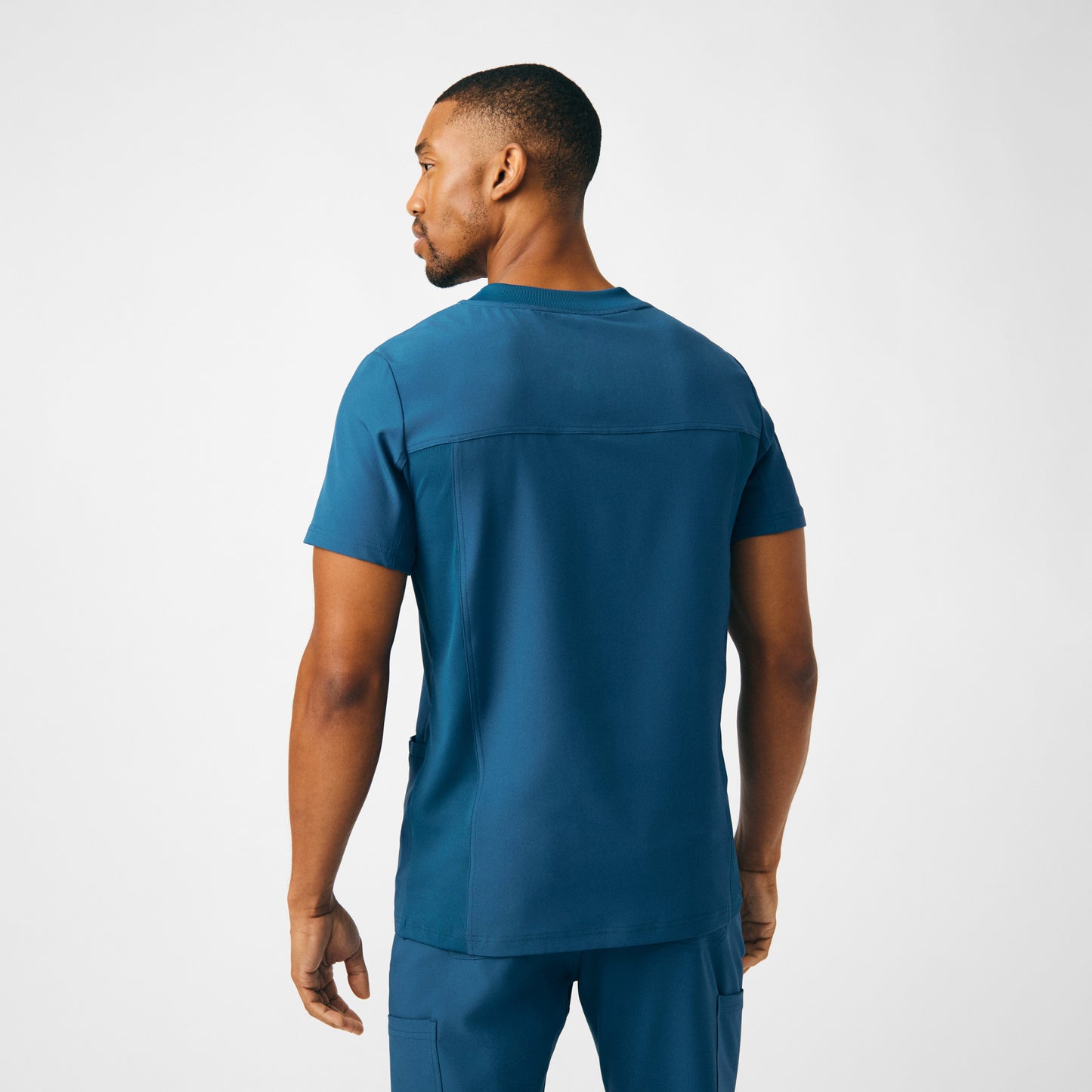 Forward 4-Pocket V-Neck Top  | Caribbean