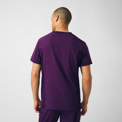 Forward 4-Pocket V-Neck Top  | Eggplant