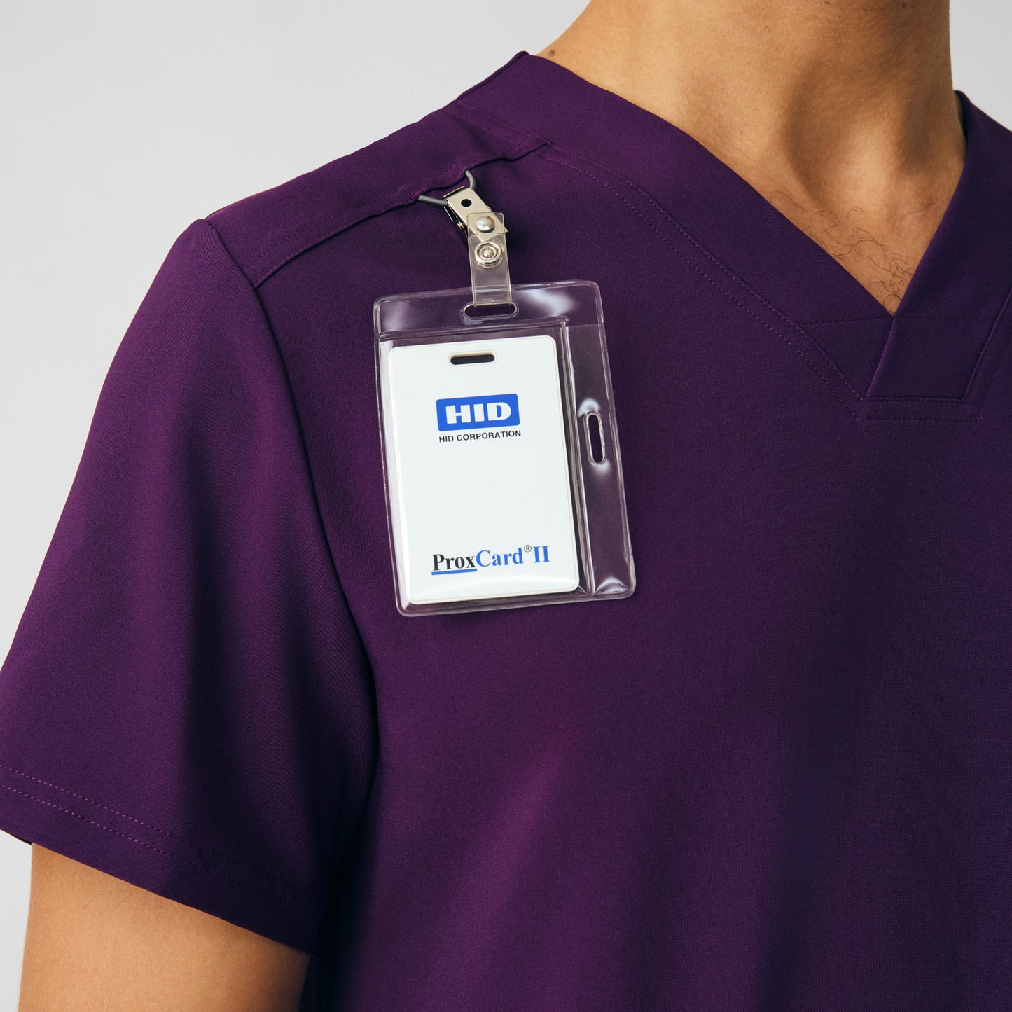 Forward 4-Pocket V-Neck Top  | Eggplant