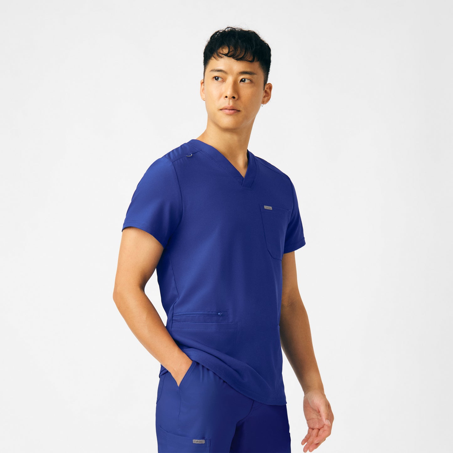 Forward 4-Pocket V-Neck Top  | Galaxy