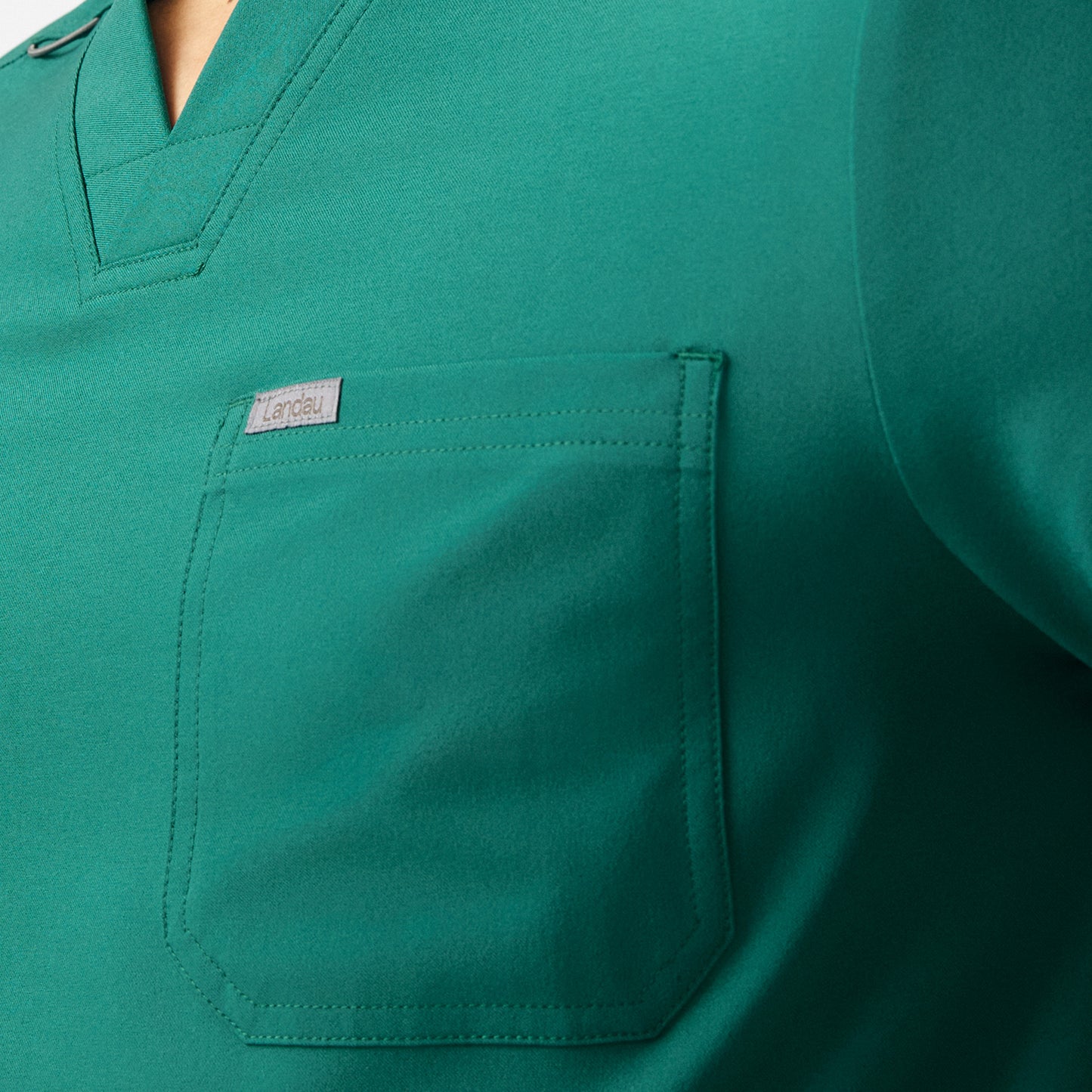 Forward 4-Pocket V-Neck Top  | Hunter