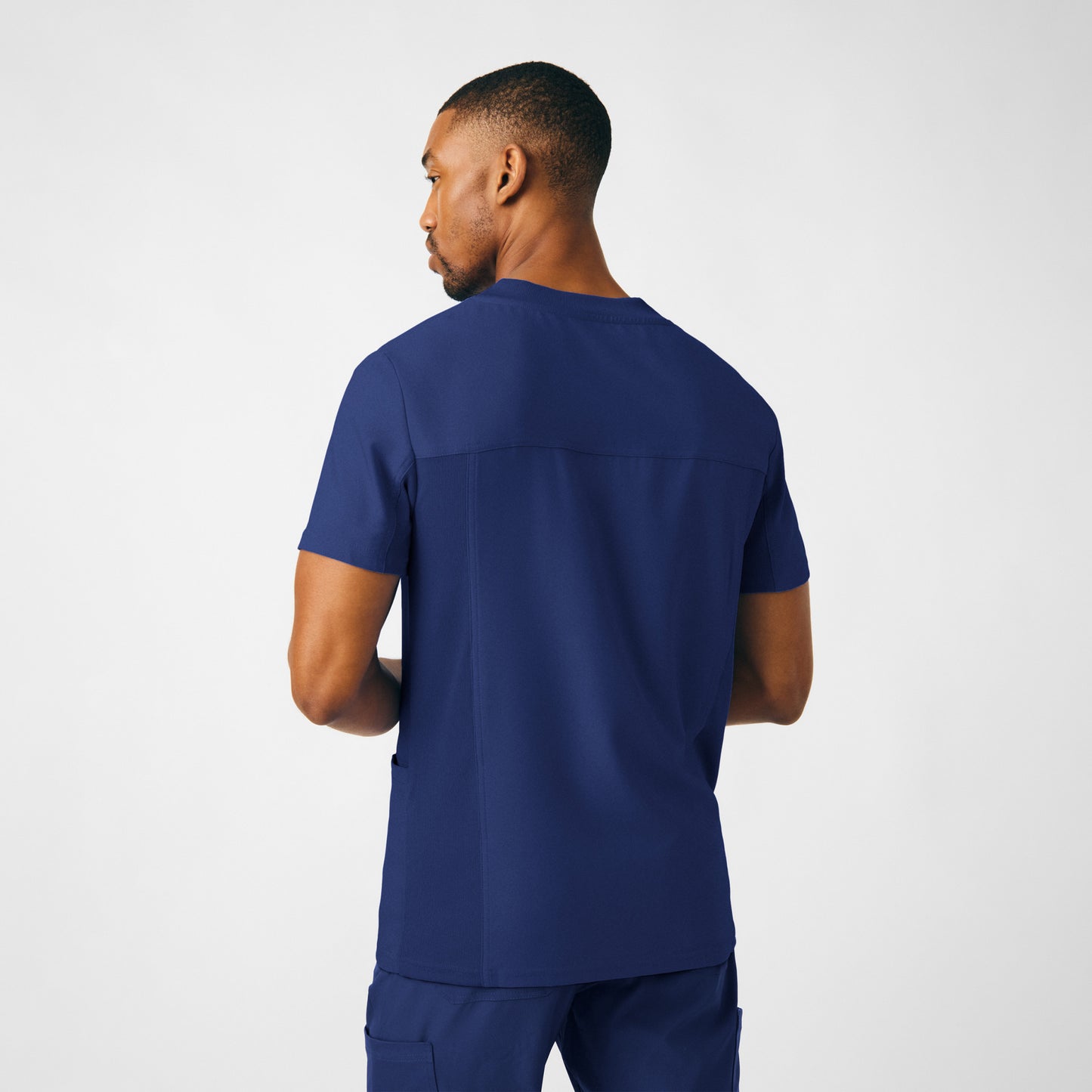 Forward 4-Pocket V-Neck Top  | Navy