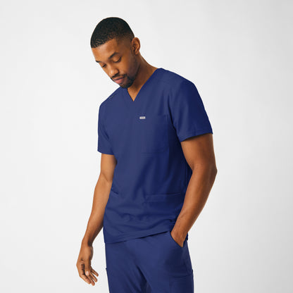 Forward 4-Pocket V-Neck Top  | Navy