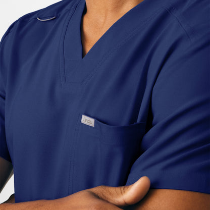 Forward 4-Pocket V-Neck Top  | Navy