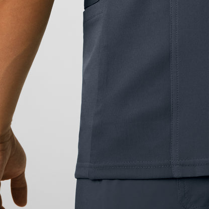 Forward 4-Pocket V-Neck Top  | Pewter