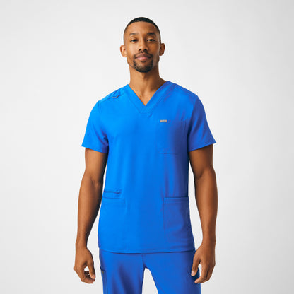 Forward 4-Pocket V-Neck Top  | Royal