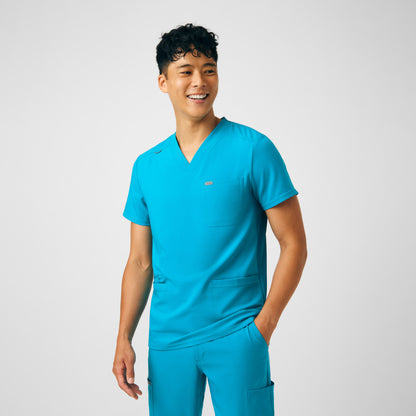 Forward 4-Pocket V-Neck Top  | Teal
