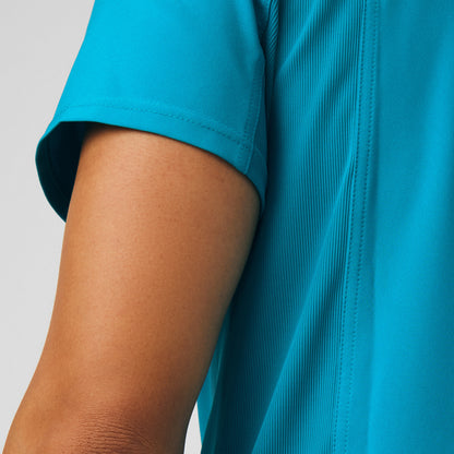 Forward 4-Pocket V-Neck Top  | Teal