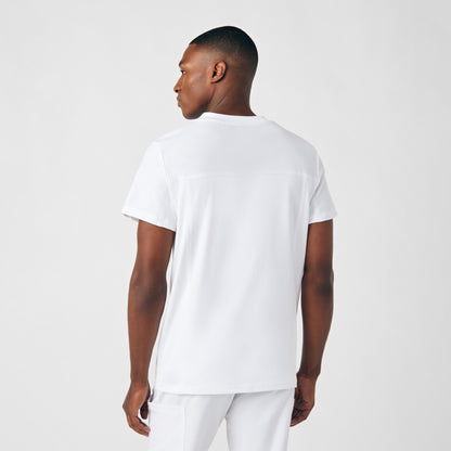 Forward 4-Pocket V-Neck Top  | White