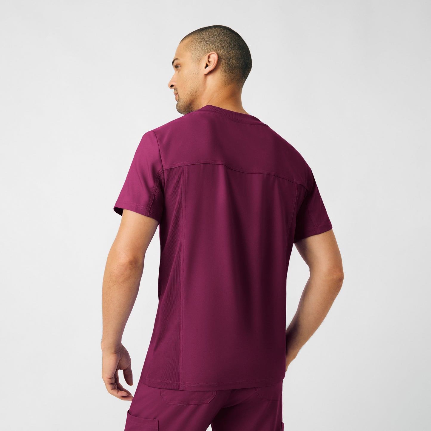 Forward 4-Pocket V-Neck Top  | Wine