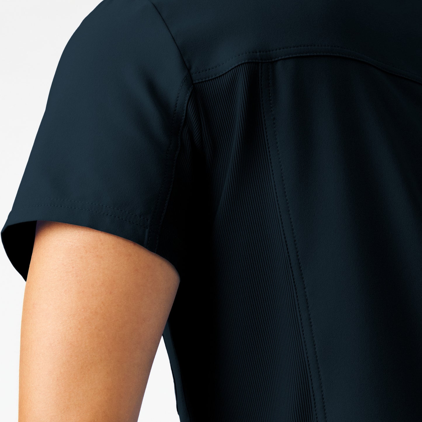 Forward 2-Pocket V-Neck Top  | Black