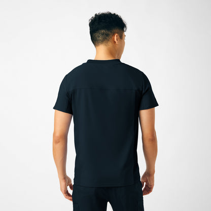 Forward 2-Pocket V-Neck Top  | Black