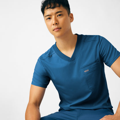 Forward 2-Pocket V-Neck Top  | Caribbean