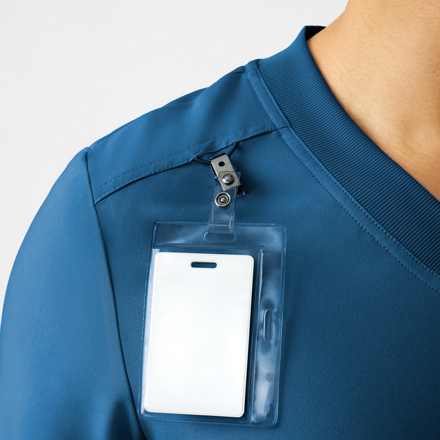 Forward 2-Pocket V-Neck Top  | Caribbean