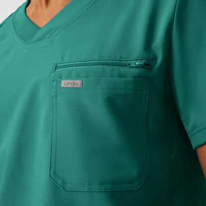 Forward 2-Pocket V-Neck Top  | Hunter