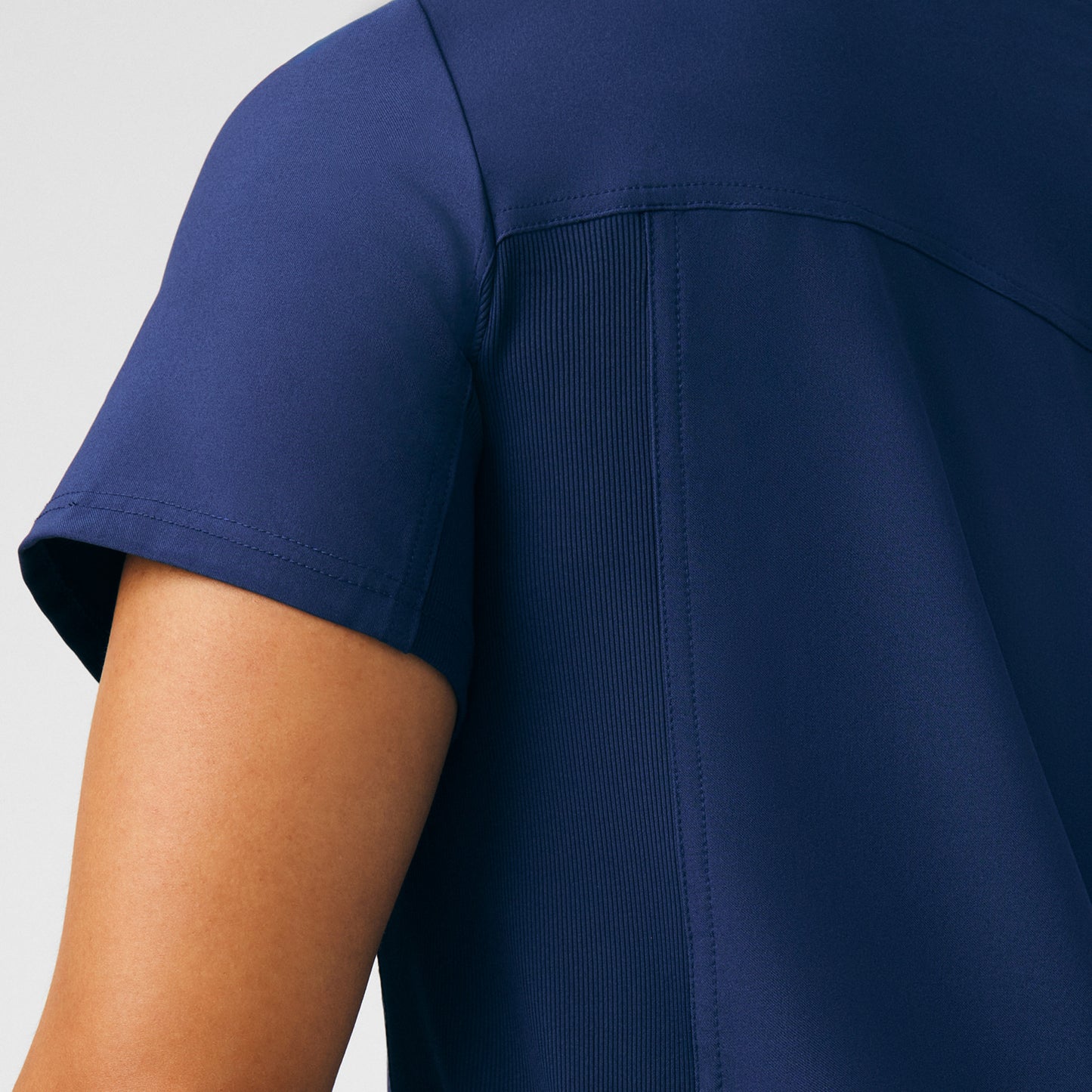 Forward 2-Pocket V-Neck Top  | Navy