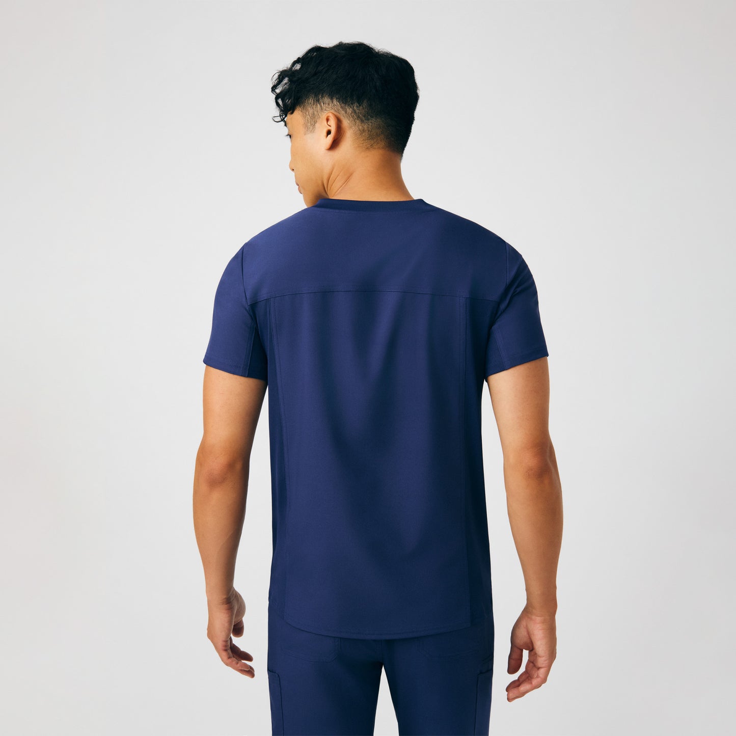 Forward 2-Pocket V-Neck Top  | Navy