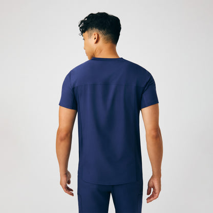 Forward 2-Pocket V-Neck Top  | Navy