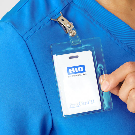 Forward 2-Pocket V-Neck Top  | Royal