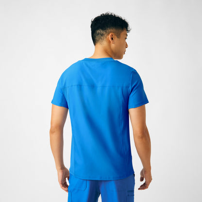 Forward 2-Pocket V-Neck Top  | Royal
