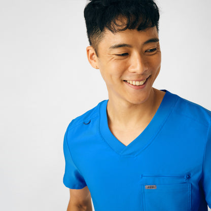 Forward 2-Pocket V-Neck Top  | Royal