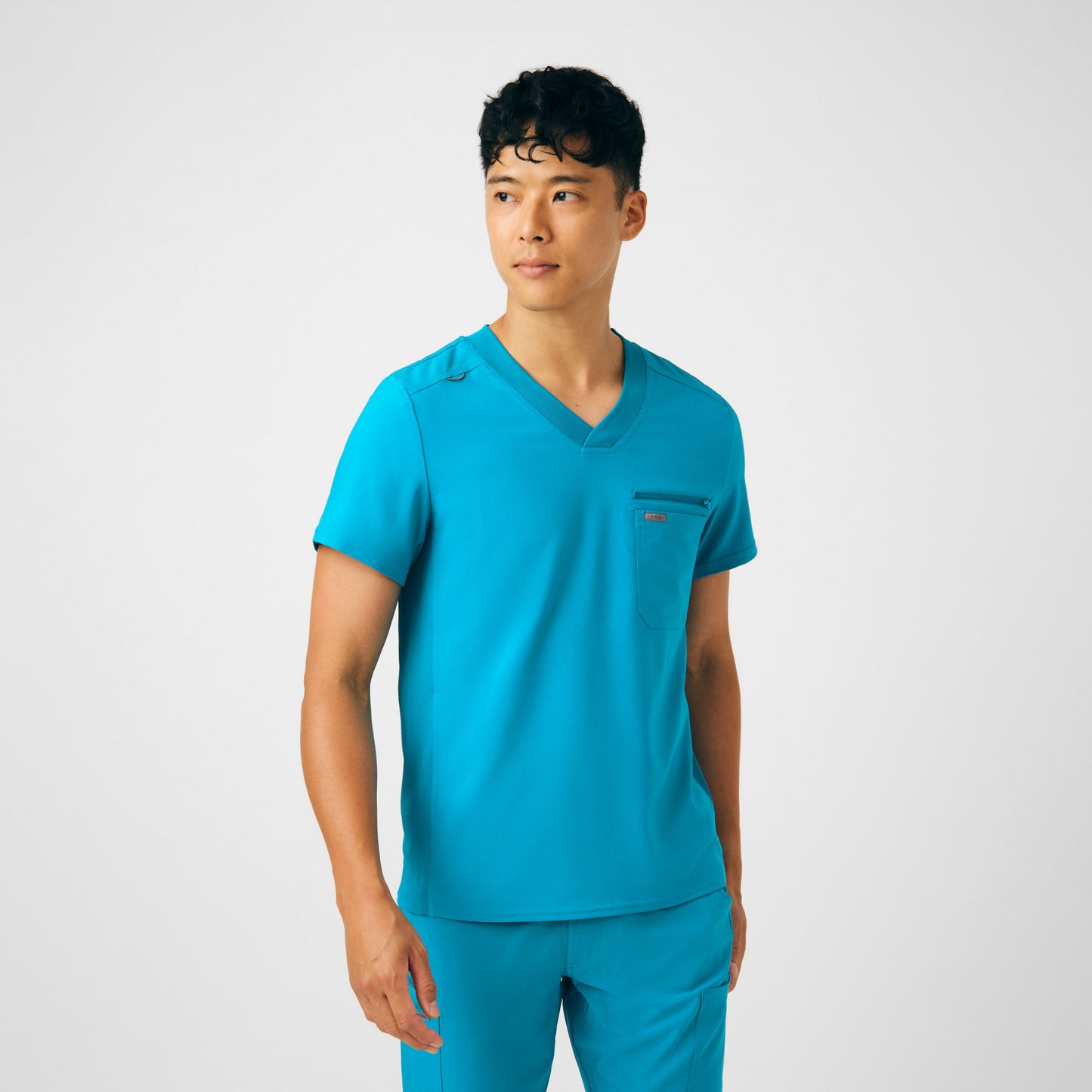 Forward 2-Pocket V-Neck Top  | Teal