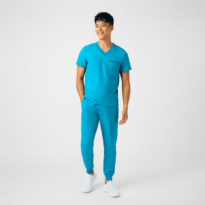 Forward 2-Pocket V-Neck Top  | Teal