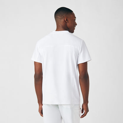 Forward 2-Pocket V-Neck Top  | White
