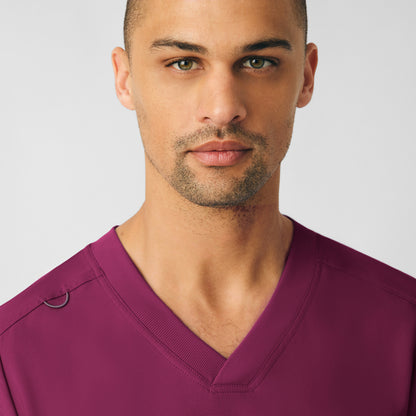 Forward 2-Pocket V-Neck Top  | Wine