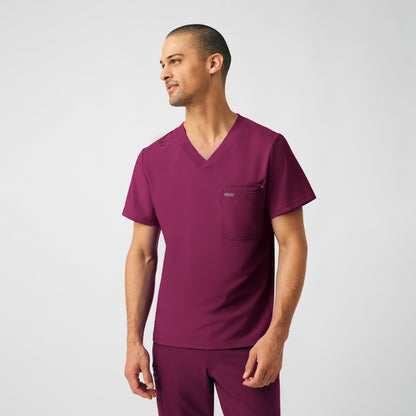 Forward 2-Pocket V-Neck Top  | Wine