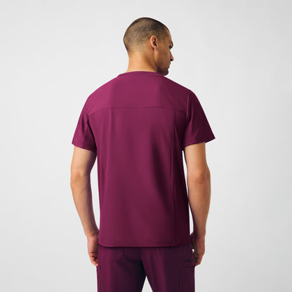 Forward 2-Pocket V-Neck Top  | Wine