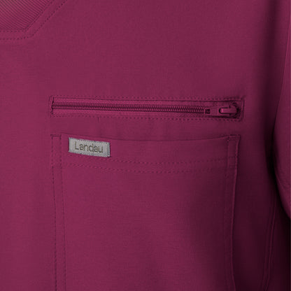 Forward 2-Pocket V-Neck Top  | Wine