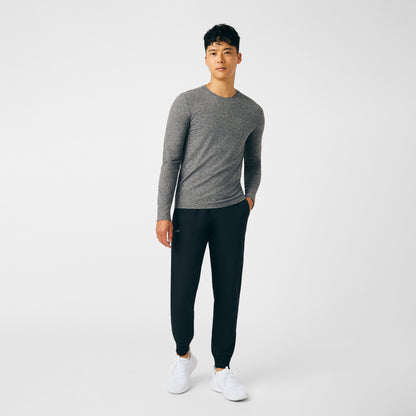 Forward Long-Sleeve Tee  | Heather Black