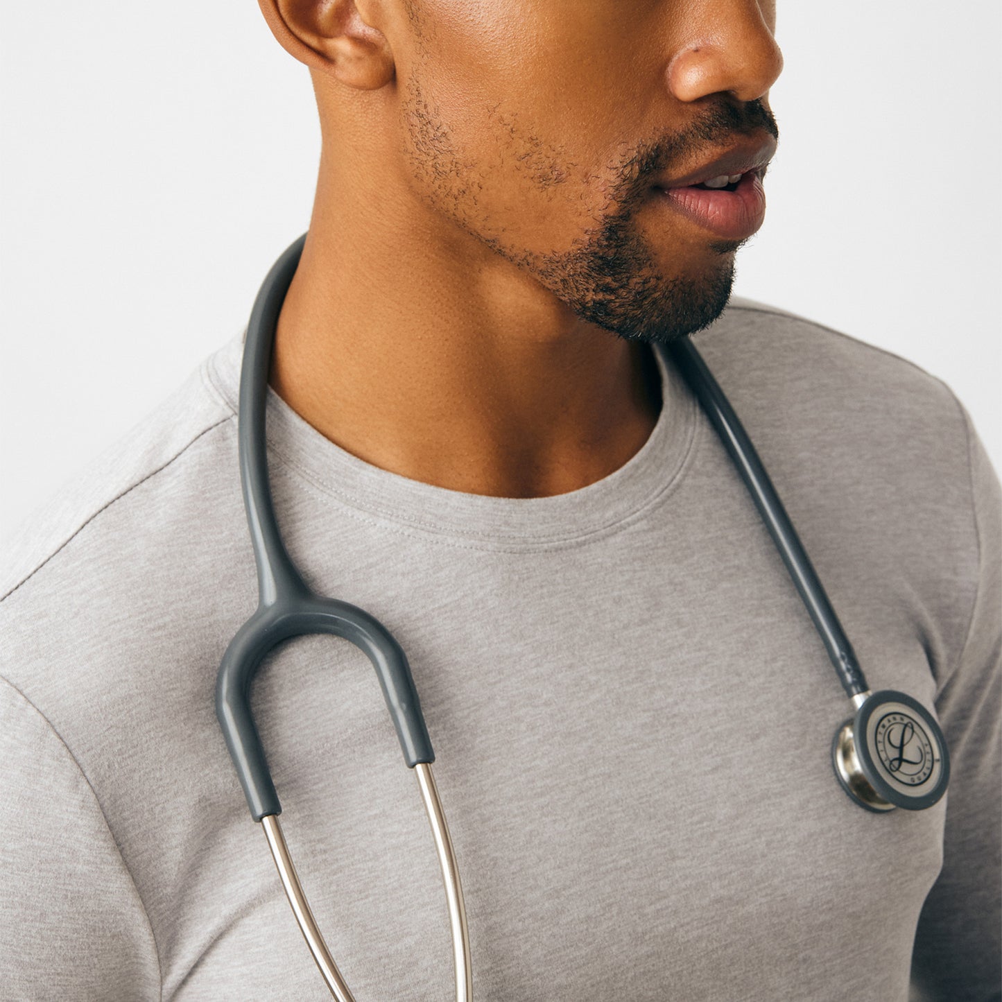 Forward Long-Sleeve Tee  | Heather Light Gray