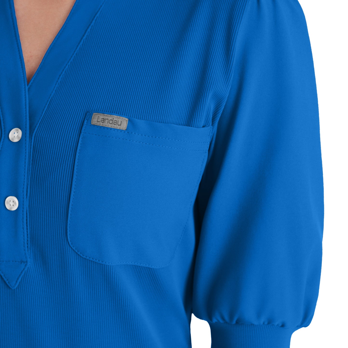 Forward 3-Pocket Y-Neck Top  | Bella Rosa