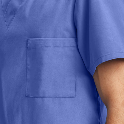 Essentials 3-Pocket V-Neck Top  | Royal